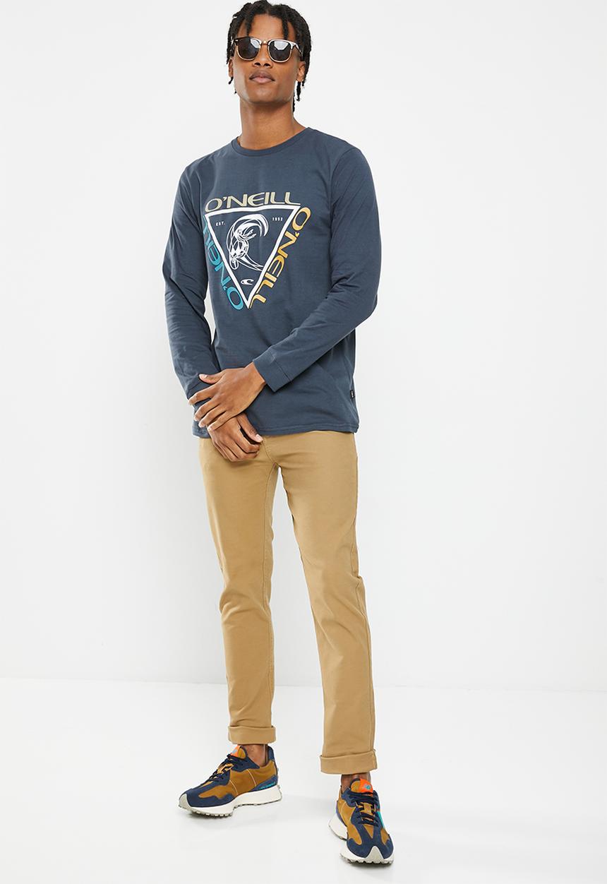 O'Neill - Round & round long sleeve tee - ombre navy