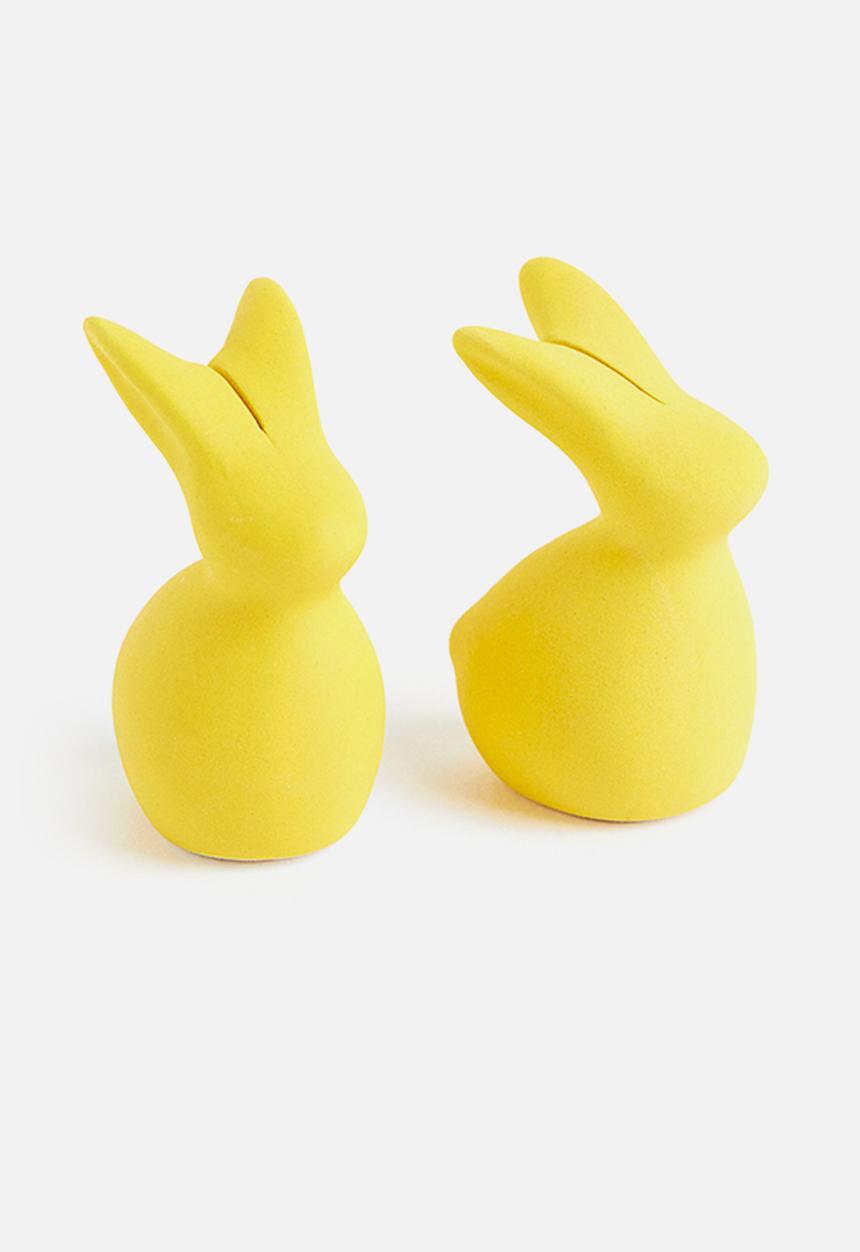 H&M - 2-pack place card holders - yellow