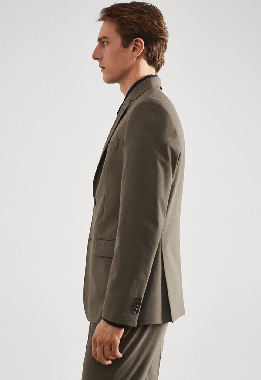 MANGO - Blazer brasilia - pastel green 