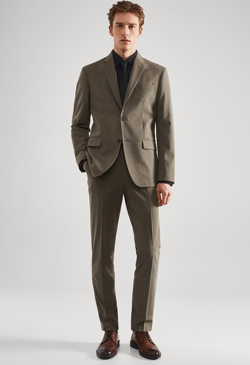 MANGO - Blazer brasilia - pastel green 