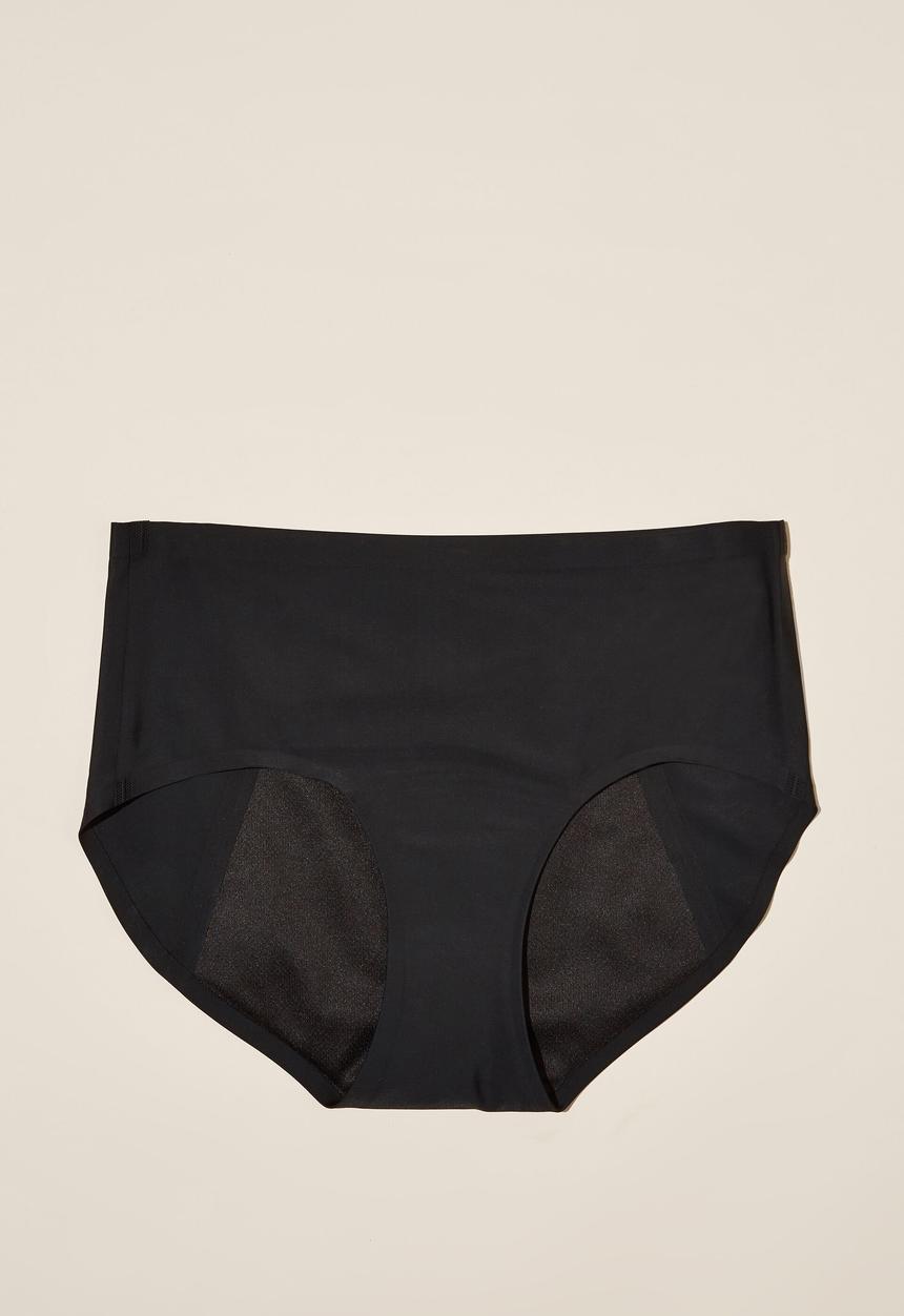Cotton On - Period boyleg brief heavy flow - black