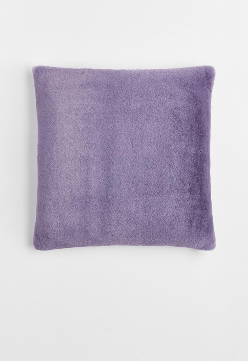 H&M - Fluffy cushion cover - purple