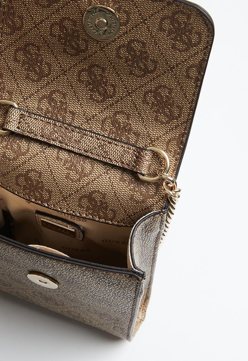 GUESS - Noelle flap chit chat - latte logo