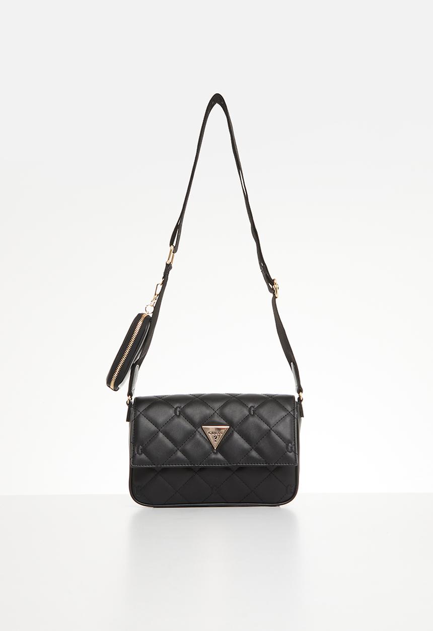 GUESS - Colton mini crossbody flap - black