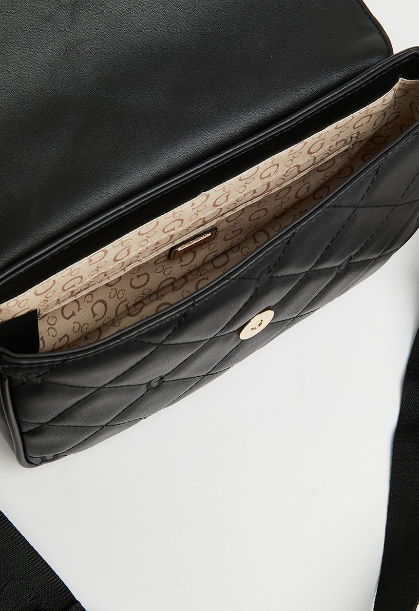 GUESS - Colton mini crossbody flap - black