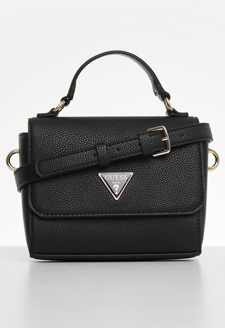 GUESS - Emiliya mini top handle flap - black 