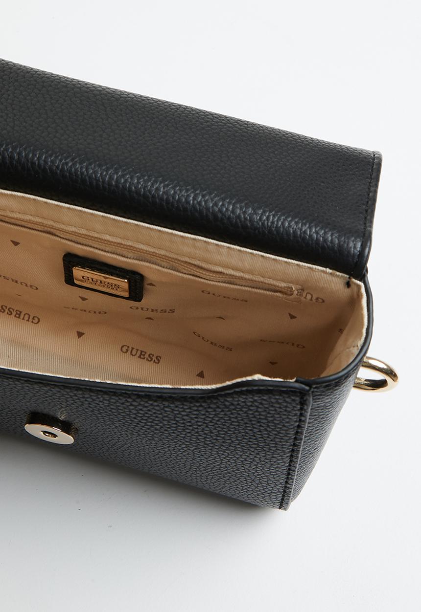 GUESS - Emiliya mini top handle flap - black 