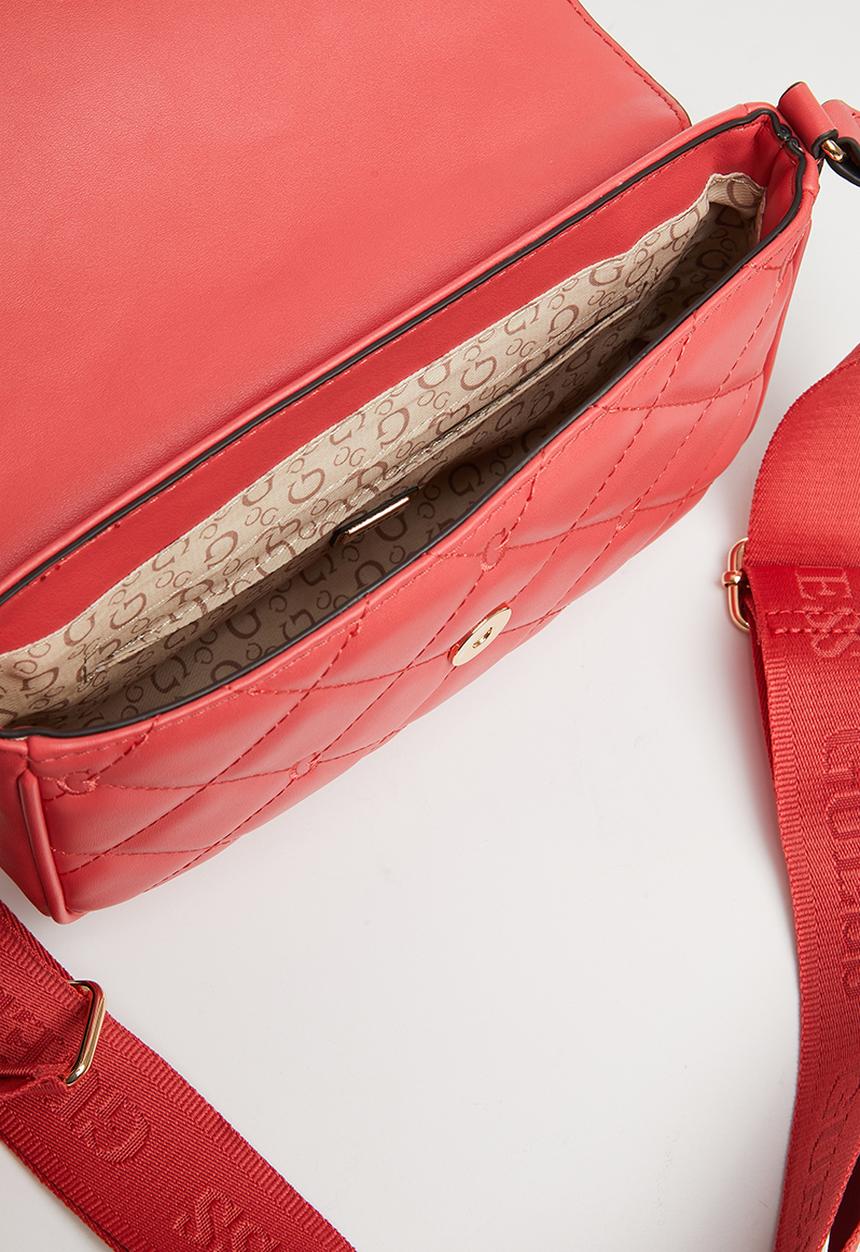 GUESS - Colton mini crossbody flap - watermelon