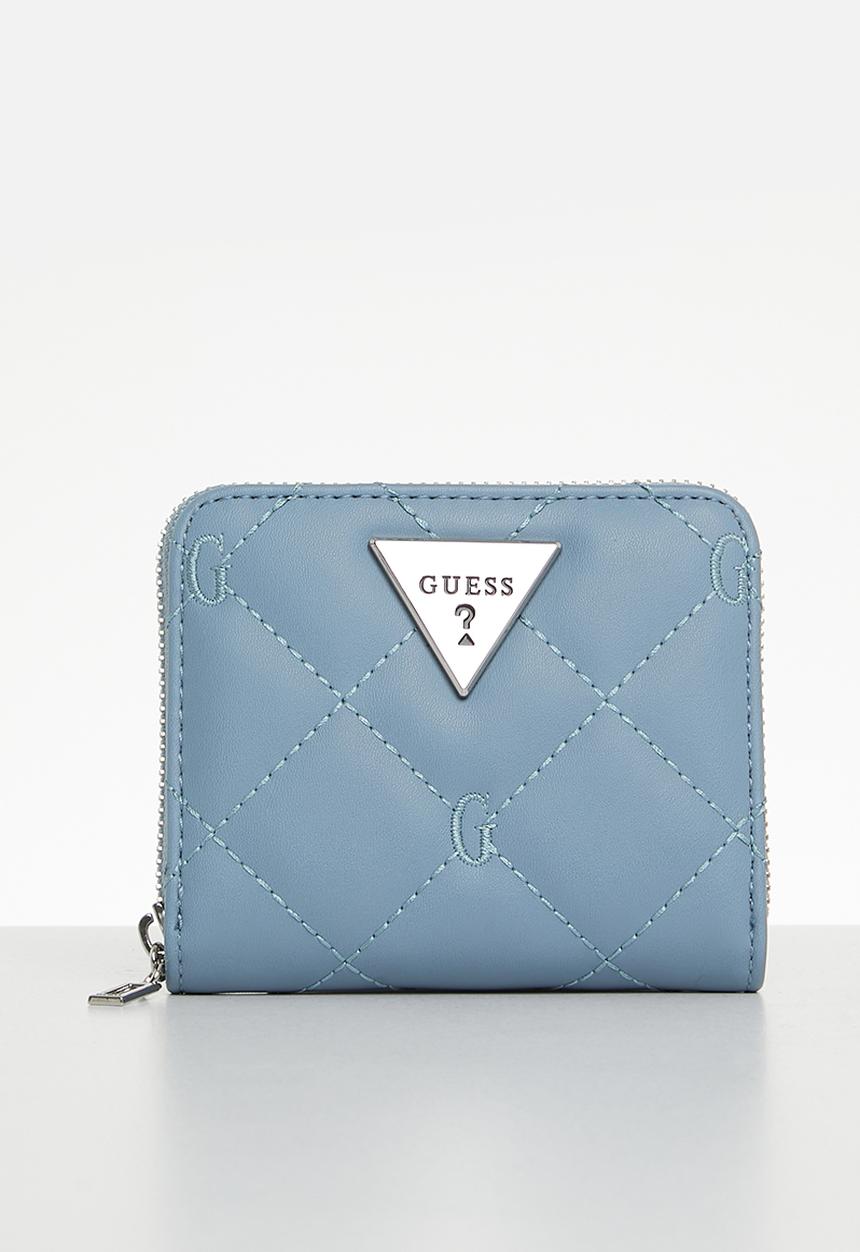 GUESS - Colton slg small zip around - denim