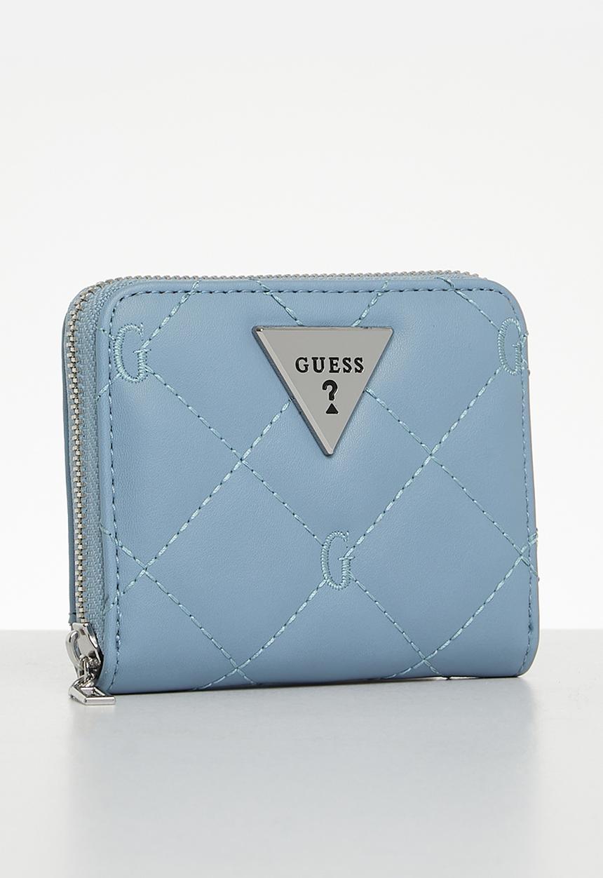 GUESS - Colton slg small zip around - denim
