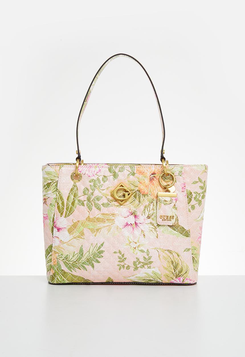 GUESS - Nerina small noel tote - peach floral