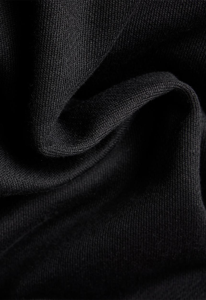 G-STAR - Tape clr block loose 1\2 zip hooded sw - cloack/dk black
