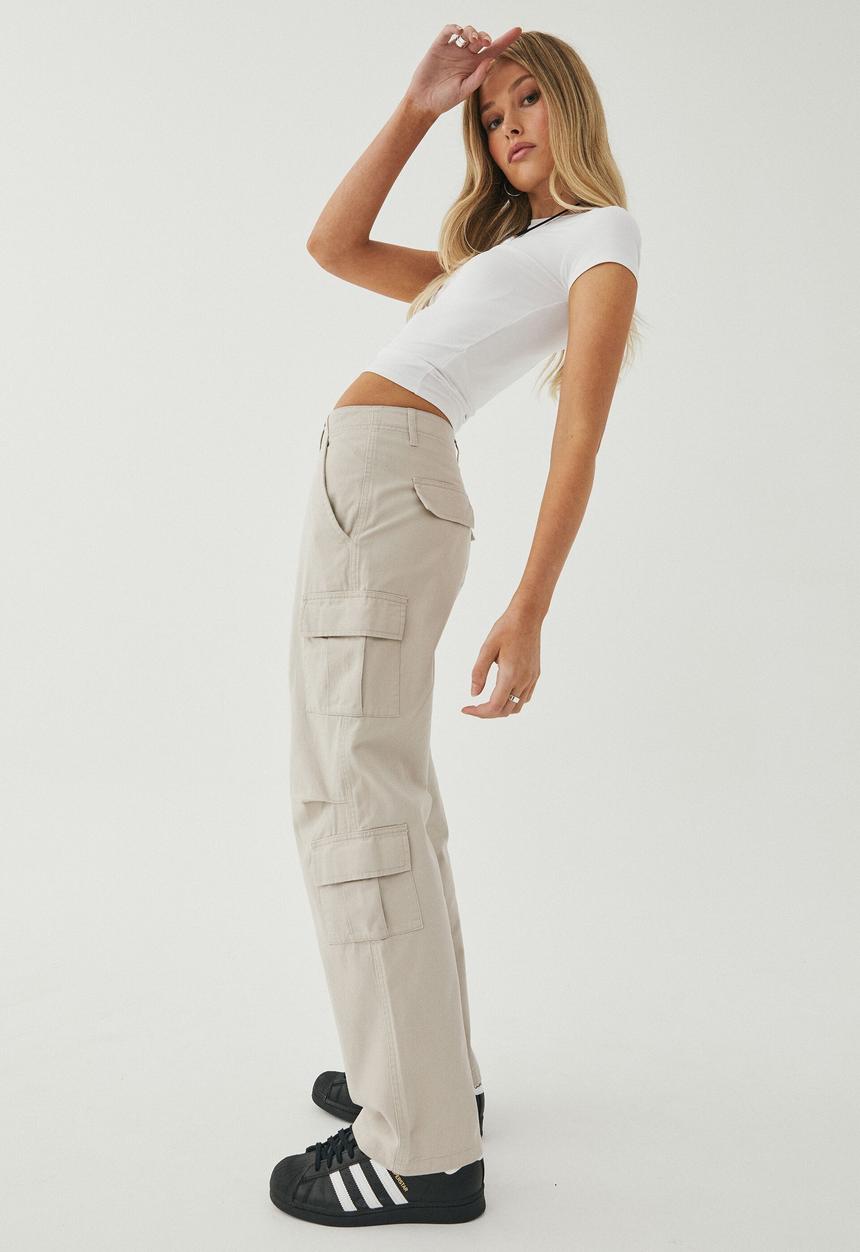 Supré  - Gigi cargo pant - canvas beige