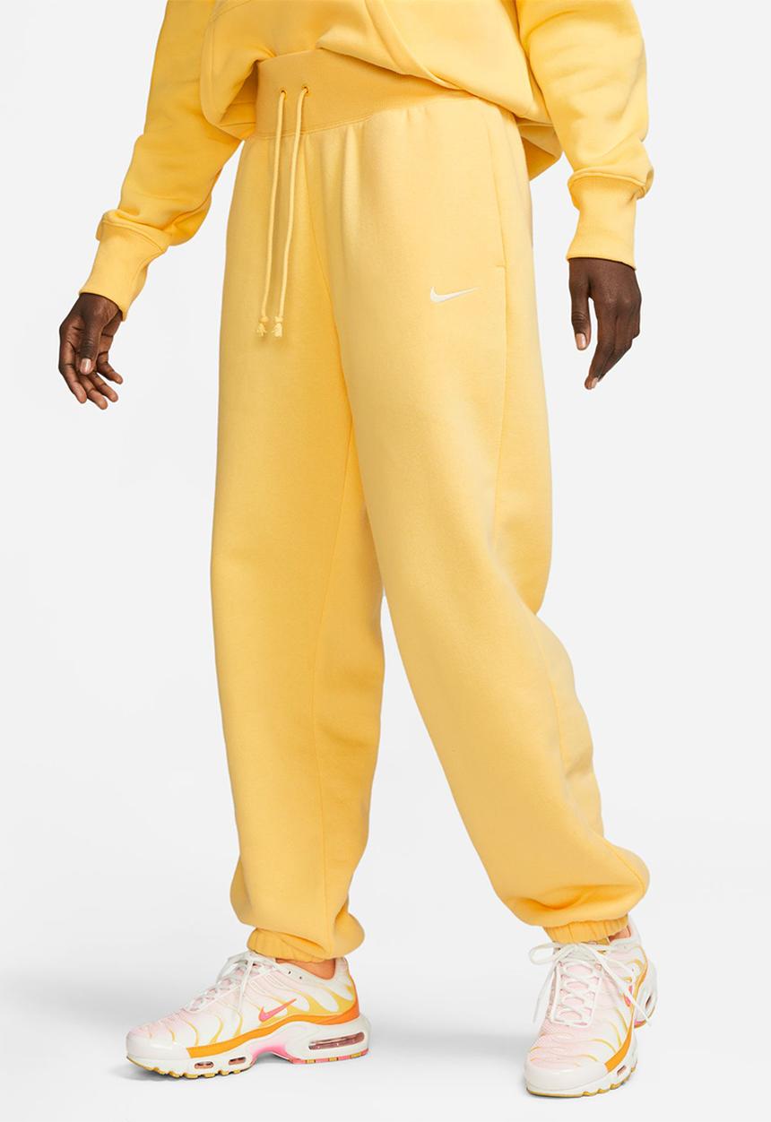 Nike - W nsw phnx flc hr os pant - topaz gold/sail
