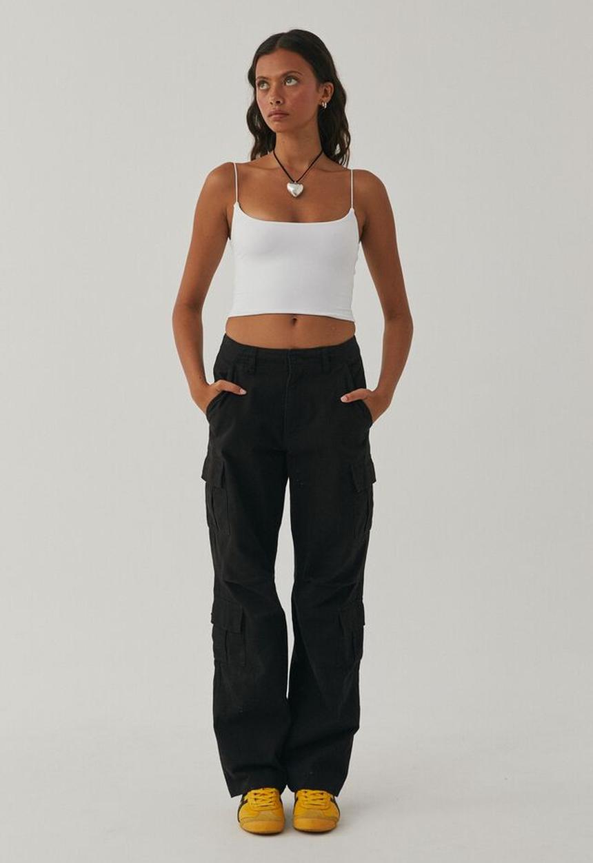 Supré  - Gigi cargo pant - black