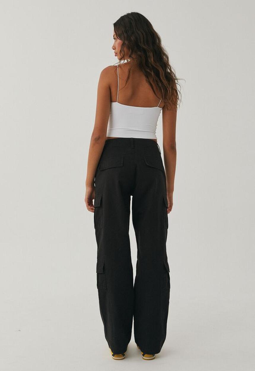 Supré  - Gigi cargo pant - black