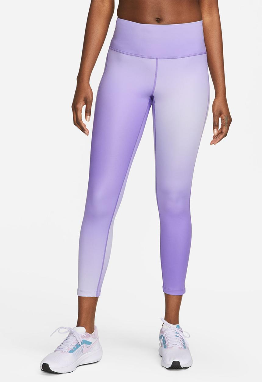 Nike - W nk df fst mr 7/8 tght snl nv - space purple/reflective silv