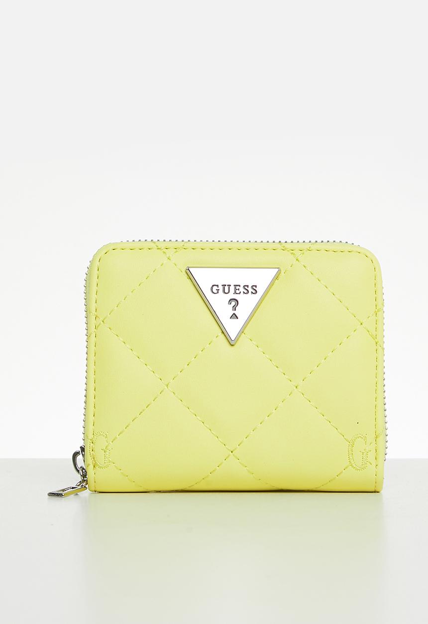 GUESS - Colton slg small zip around - lime