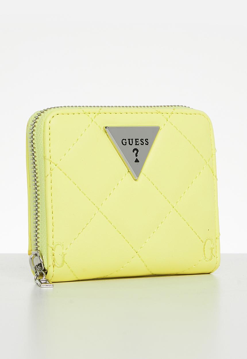 GUESS - Colton slg small zip around - lime