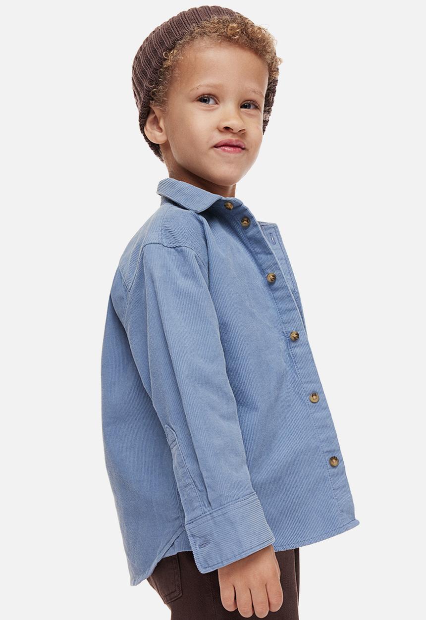 H&M - Corduroy shirt - blue