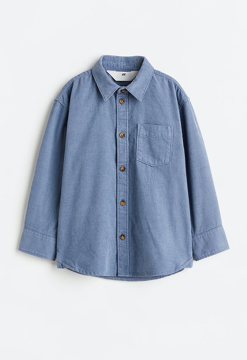H&M - Corduroy shirt - blue