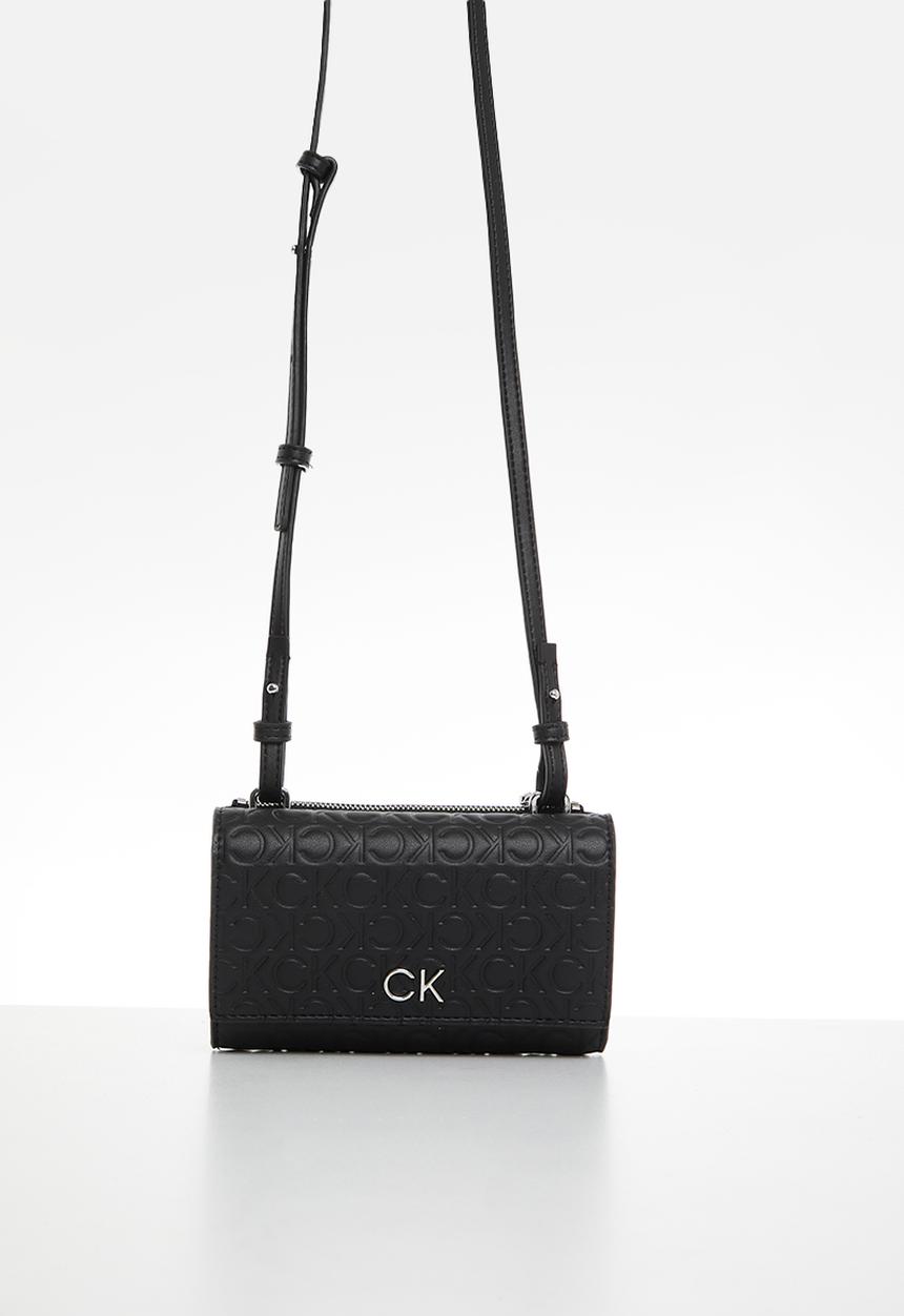 Calvin Klein - Re-lock mini bag emb mono - ck black