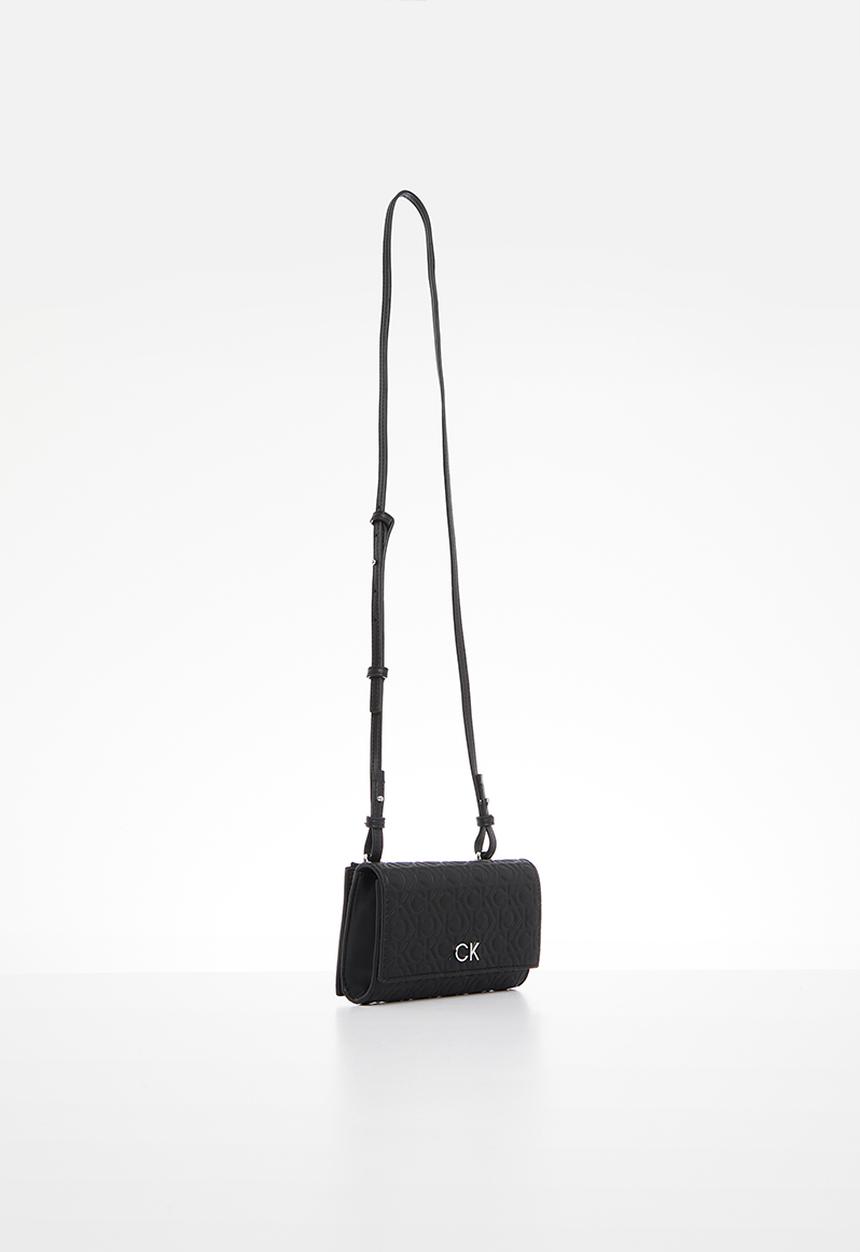 Calvin Klein - Re-lock mini bag emb mono - ck black