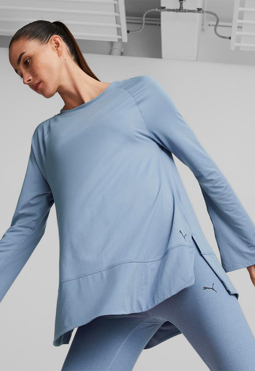 PUMA - Maternity studio bell sleeve top - filtered ash