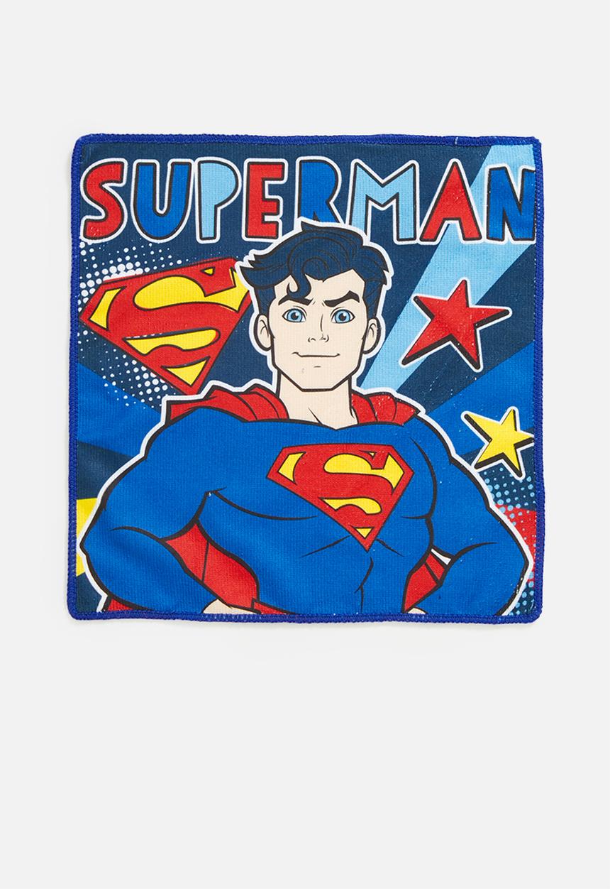 Character Group - Microfibre 3pk asstd boys face cloths - blue