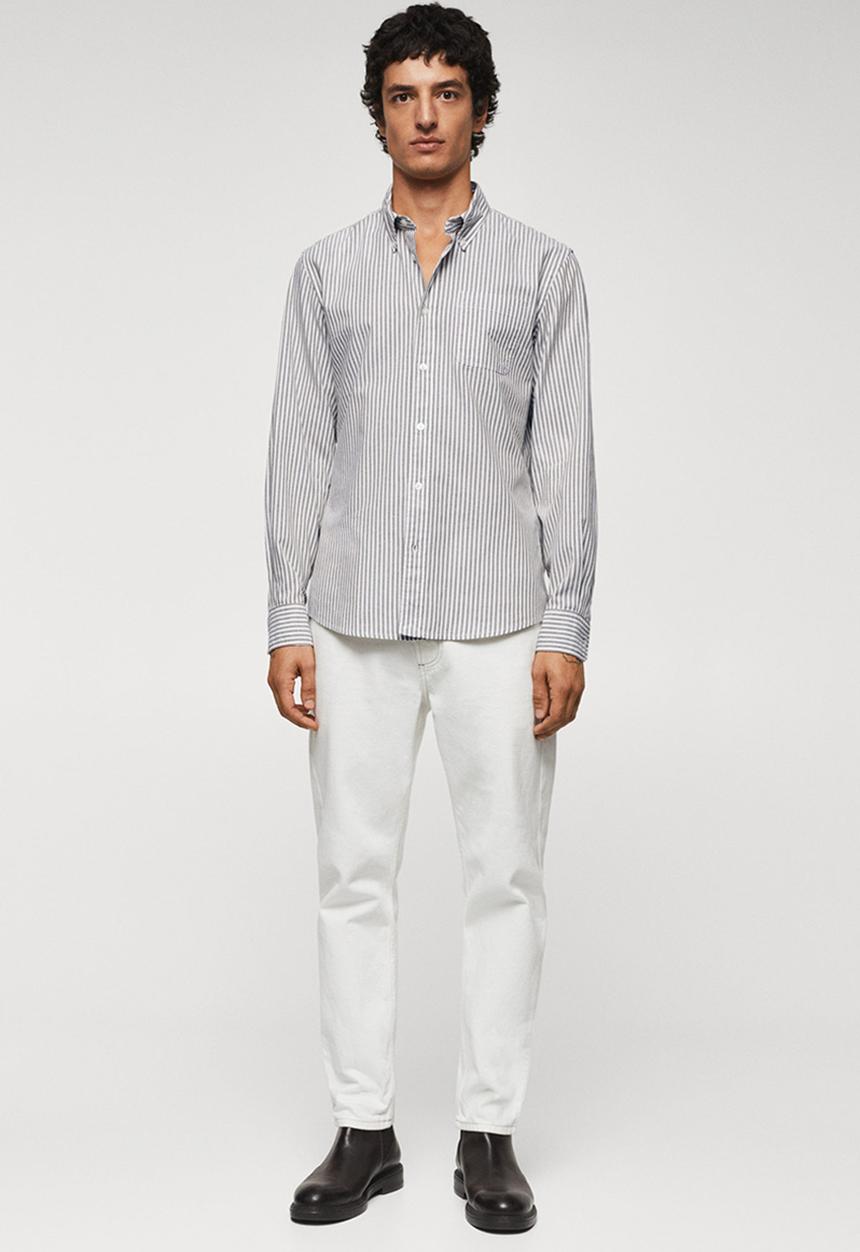 MANGO - Shirt kodak - khaki