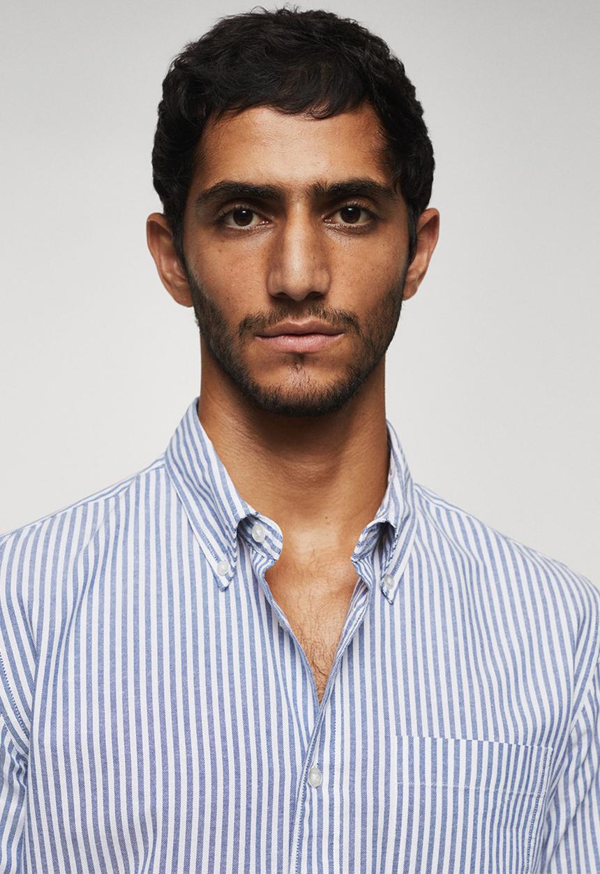 MANGO - Shirt kodak - navy