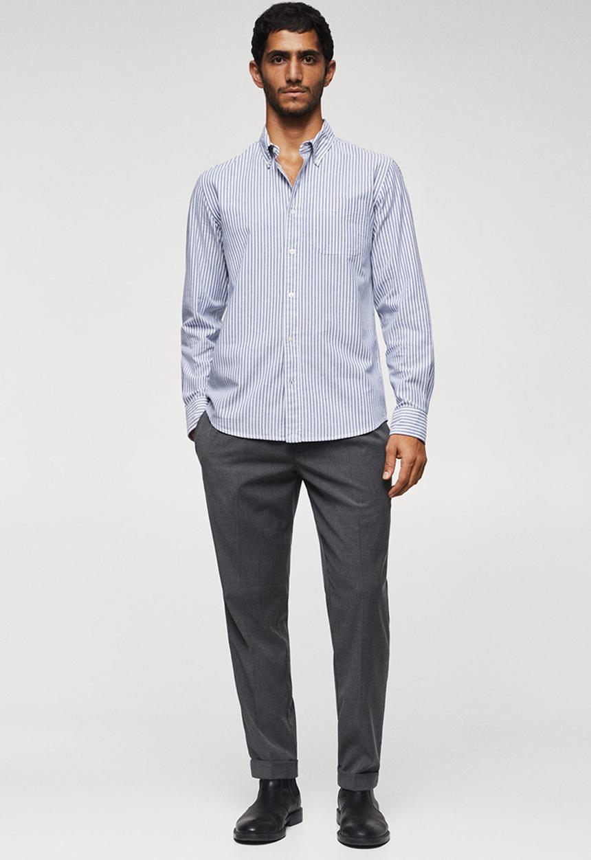 MANGO - Shirt kodak - navy
