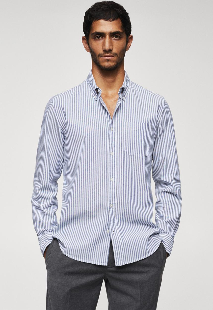 MANGO - Shirt kodak - navy