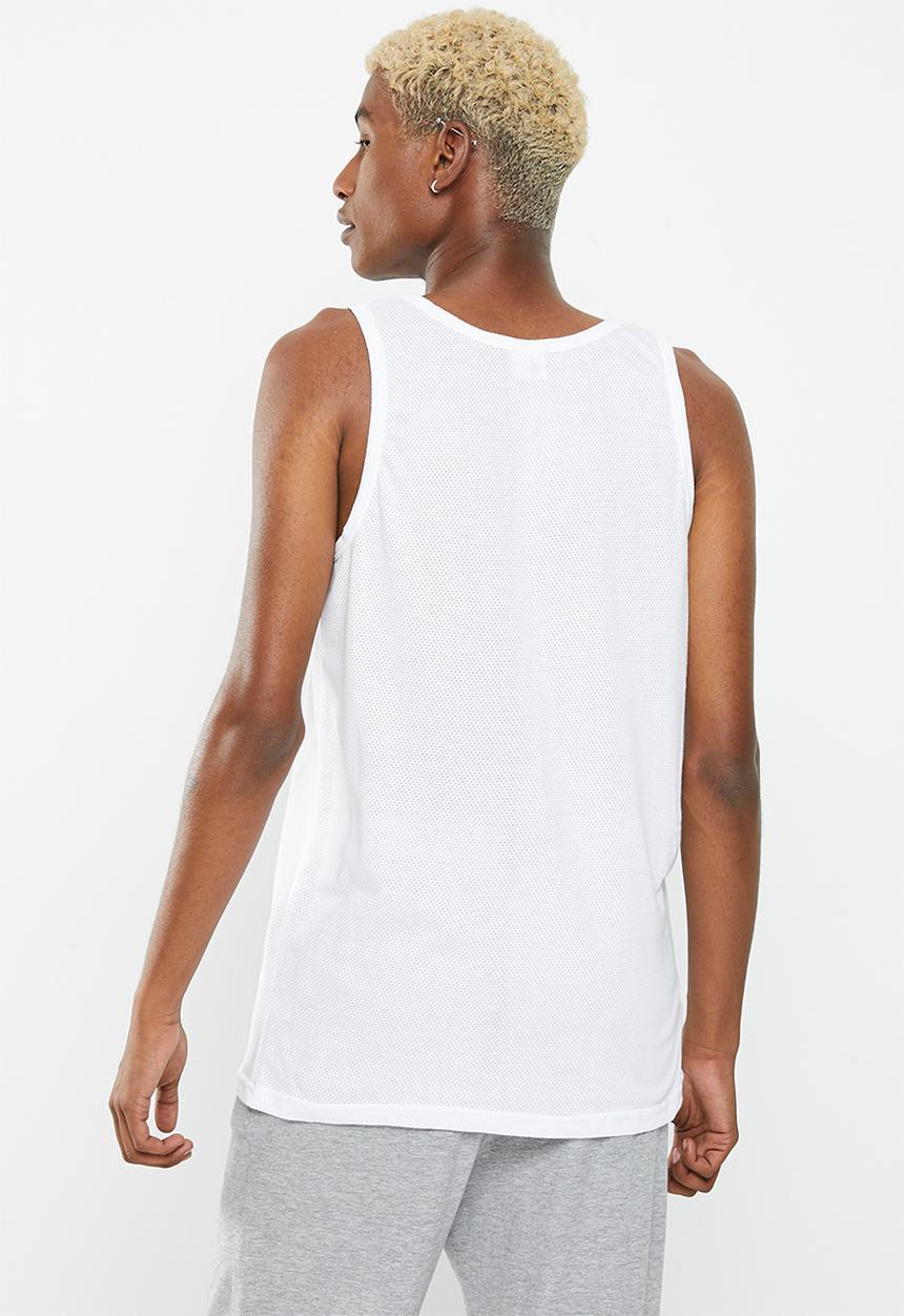 Jockey -  1 Pack eyelet vest - classic white single
