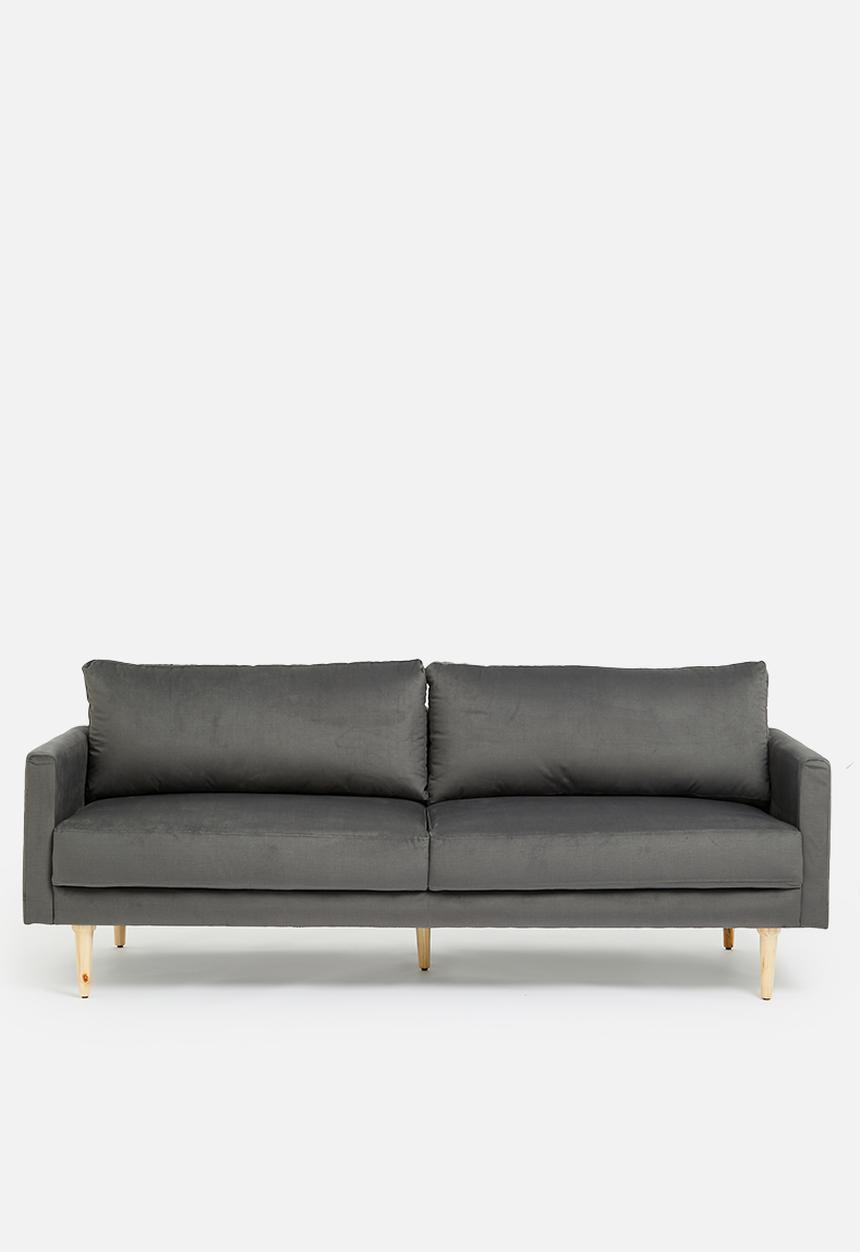 Sixth Floor - Hadley 3 seater - grey
