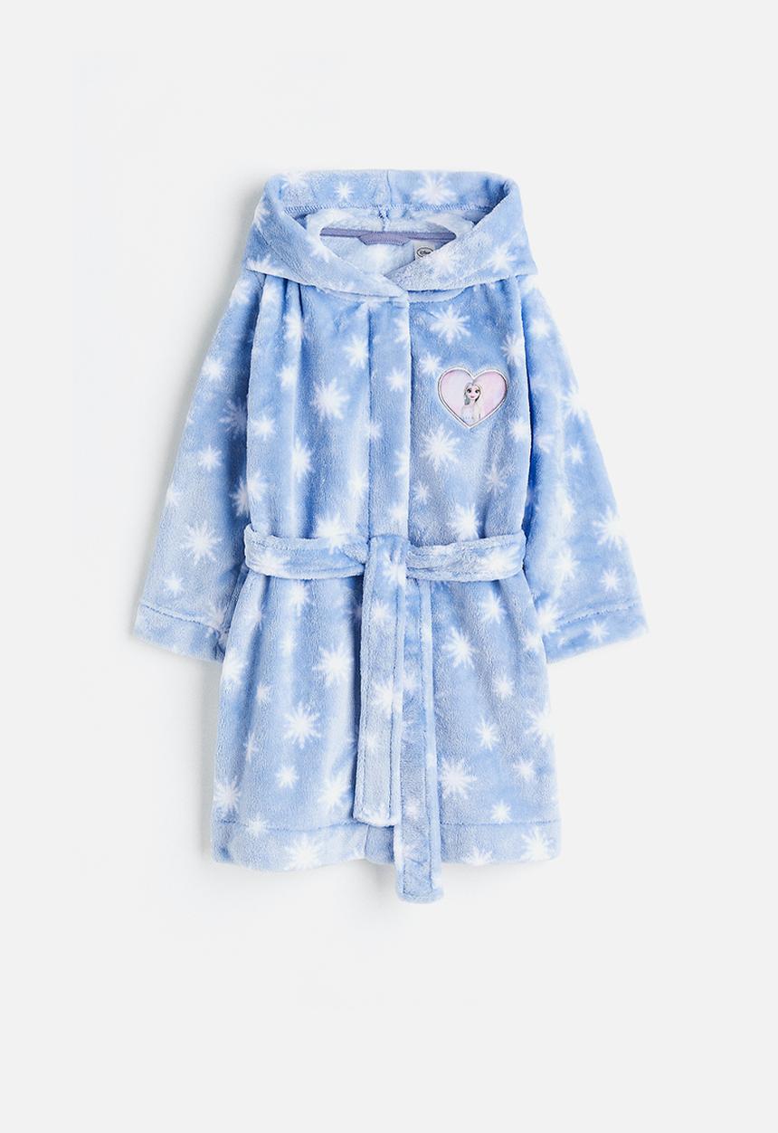 H&M - Fleece dressing gown - light blue/frozen