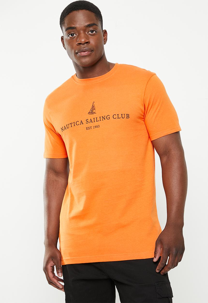 Nautica - Stepney short sleeve t-shirt - jaffa orange