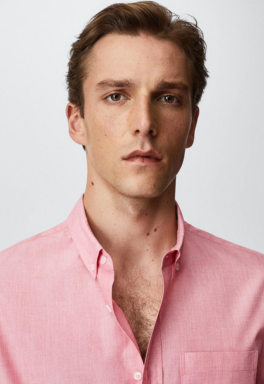 MANGO - Shirt ginza h - red