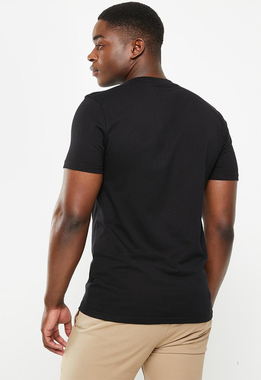 POLO - Mens logo short sleeve tee - black