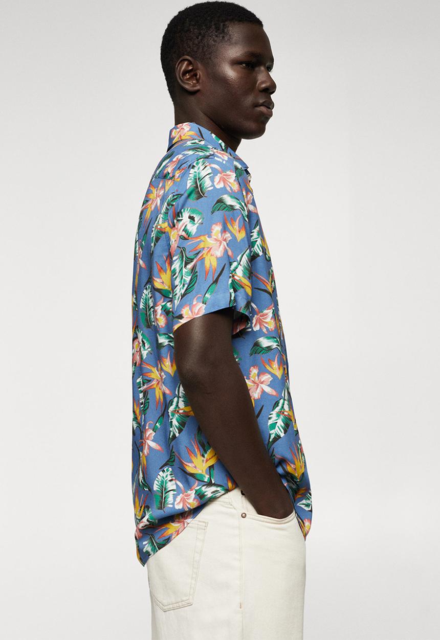 MANGO - Shirt jakarta h - navy