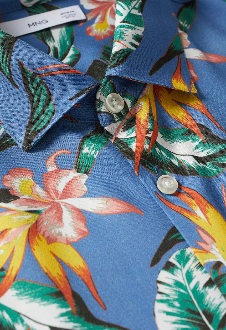 MANGO - Shirt jakarta h - navy