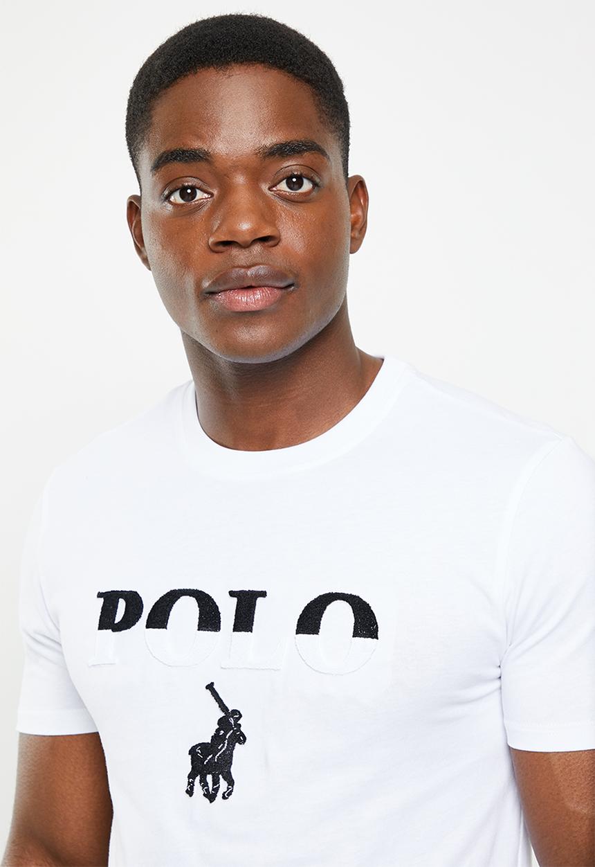 POLO - Mens logo short sleeve tee - white 