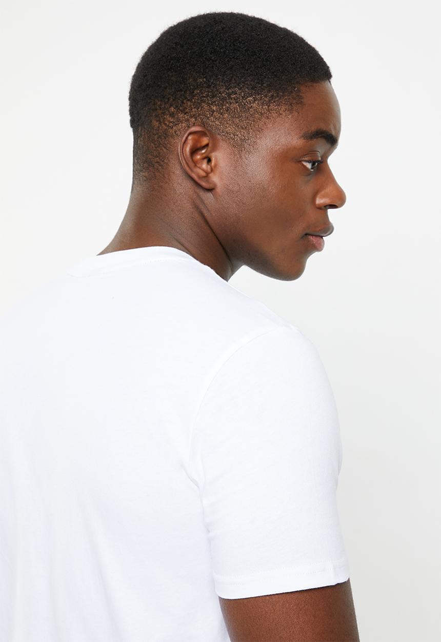 POLO - Mens logo short sleeve tee - white 