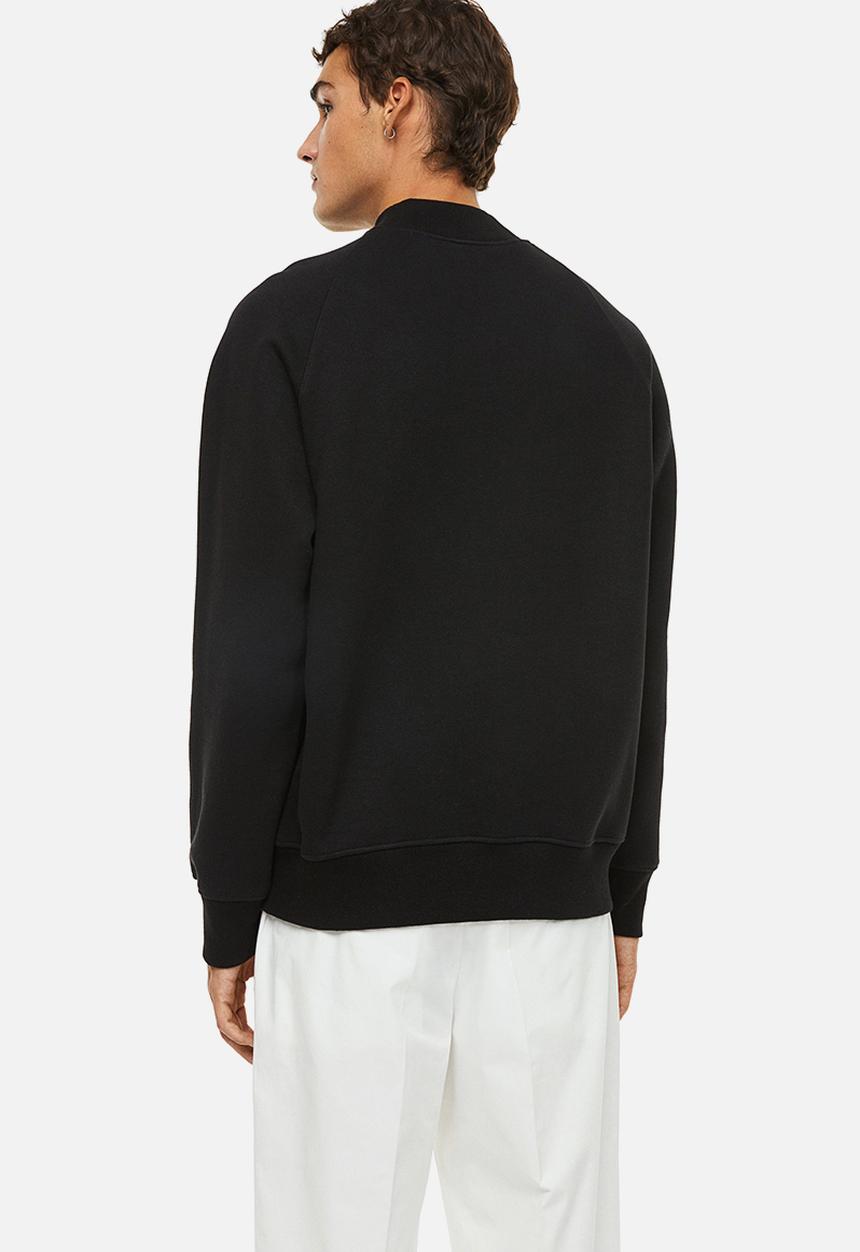 H&M - Relaxed fit sweatshirt - black