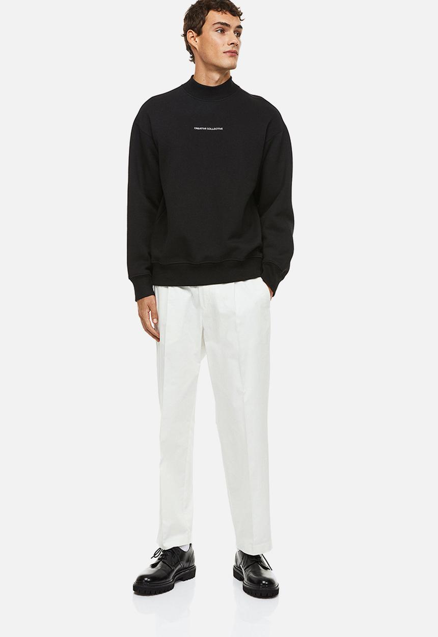 H&M - Relaxed fit sweatshirt - black