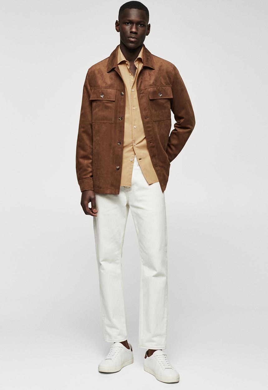 MANGO - Shirt jara - camel