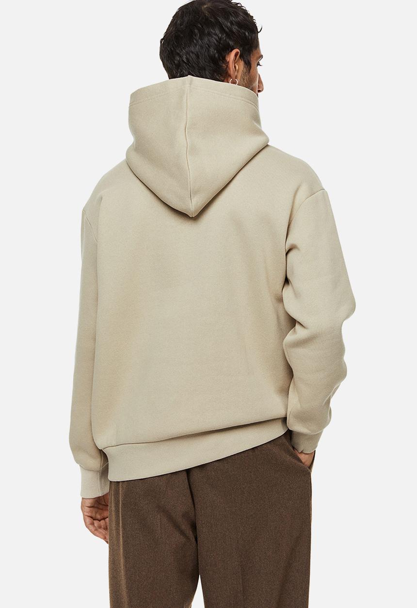 H&M - Relaxed fit hoodie - beige