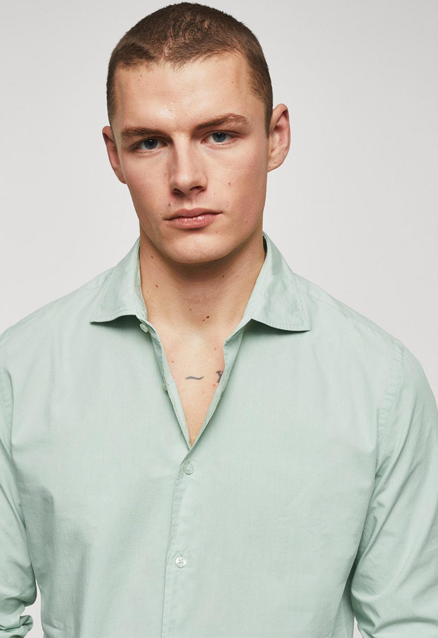 MANGO - Shirt jara - turquoise