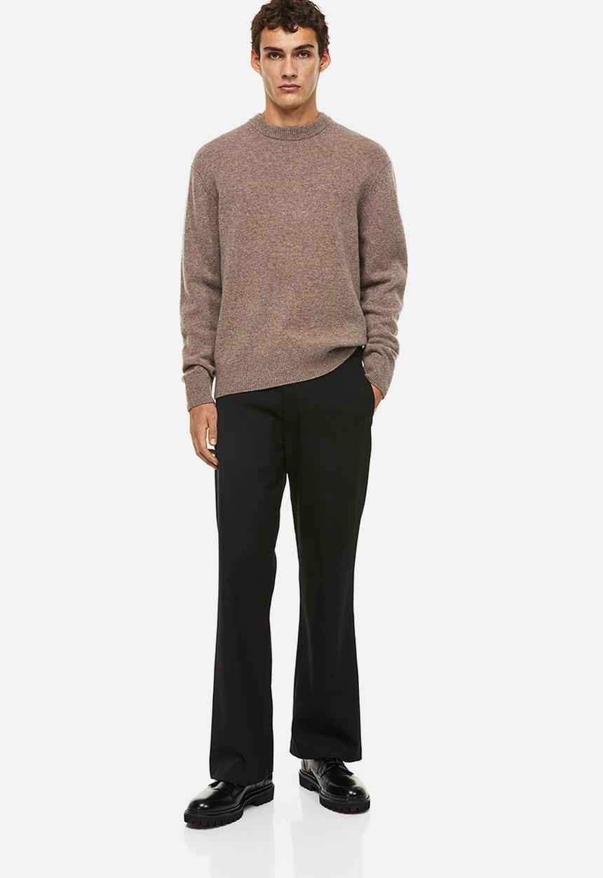 H&M - Regular fit wool jumper - beige marl