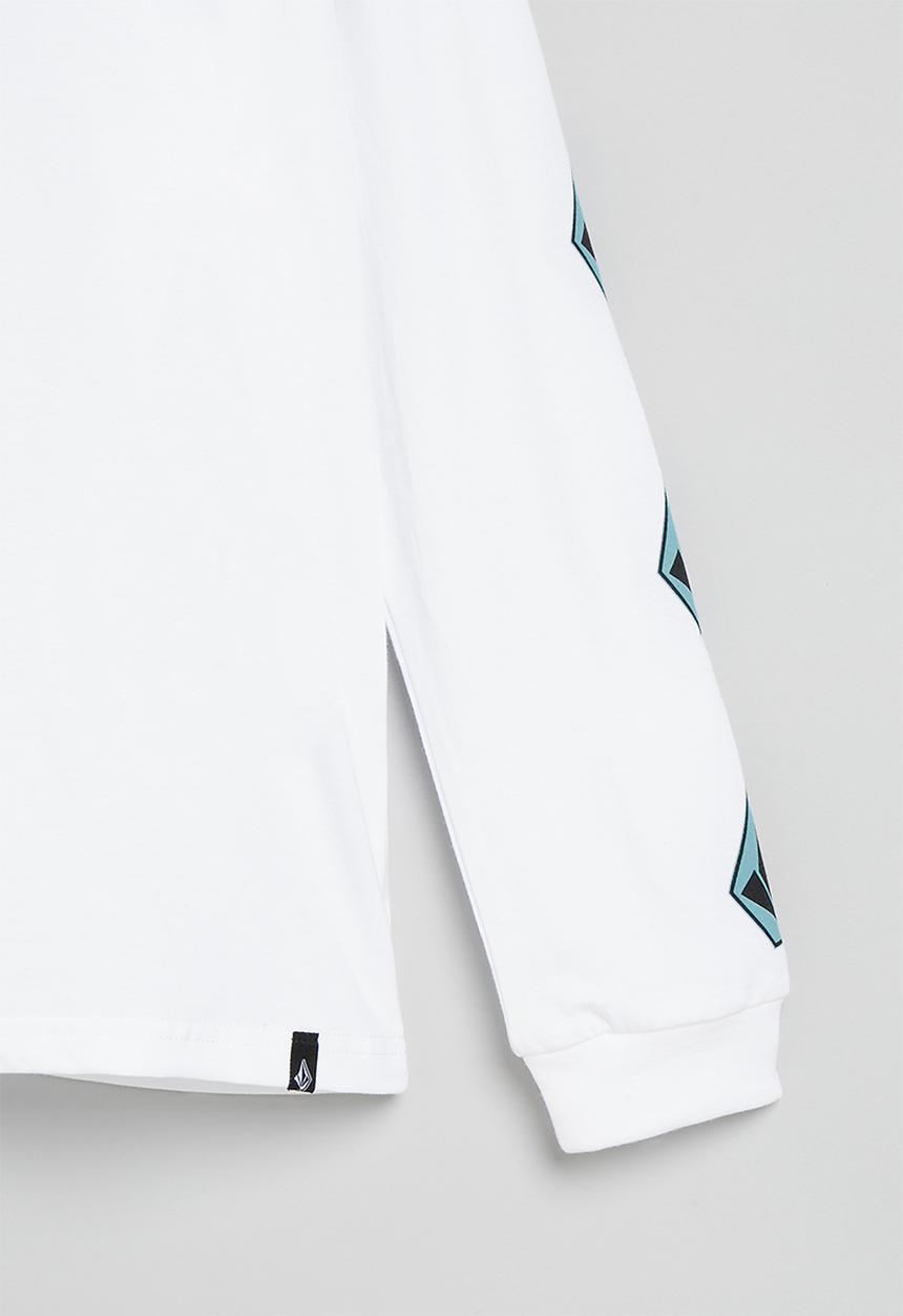 Volcom - Iconic stone long sleeve tee - white